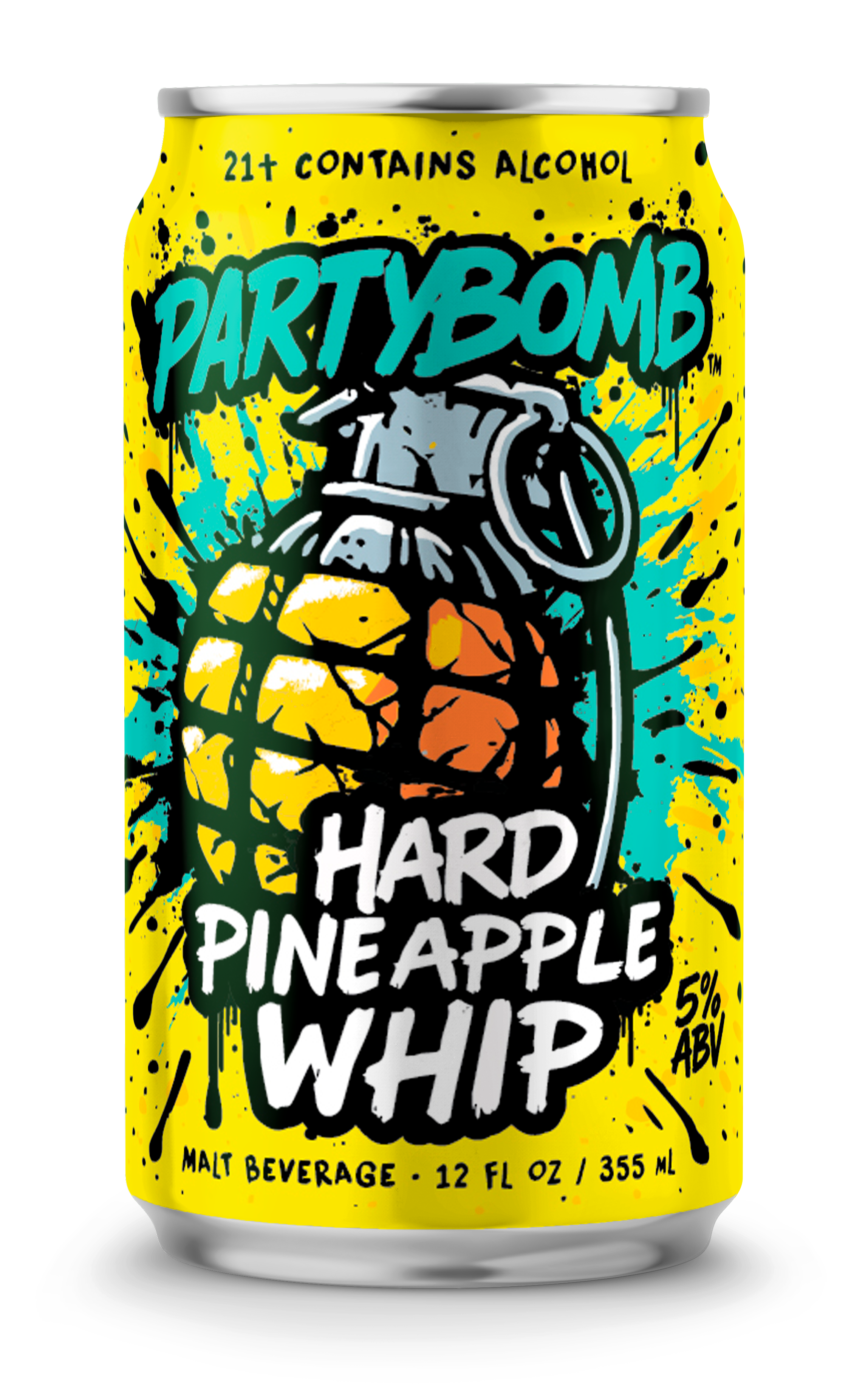 Can of PartyBomb Hard Pineapple Whip