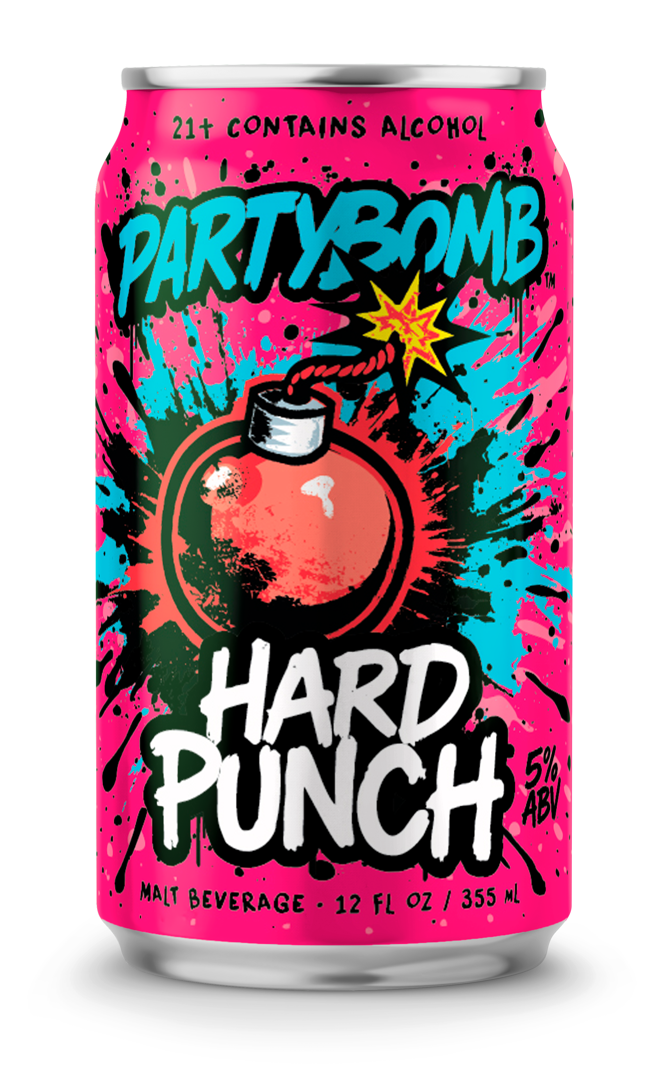 Can of PartyBomb Hard Punch