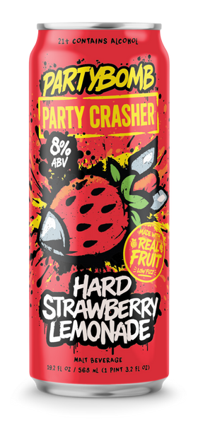 Party Crasher Hard Strawberry Lemonade – PartyBomb