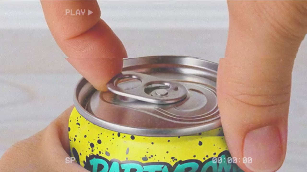 Load video: sizzle reel for Party Bomb brand vibes